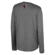 Virginia Tech Colosseum YOUTH In The Comp Poly Long Sleeve Tee